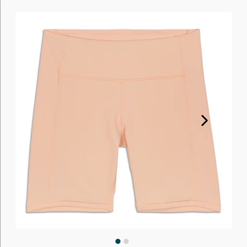 lululemon athletica Peach Athletic Shorts